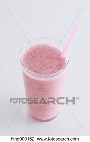 Strawberry Smoothie View Large Photo Image Stock Image - Strawberry Smoothie. Fotosearch