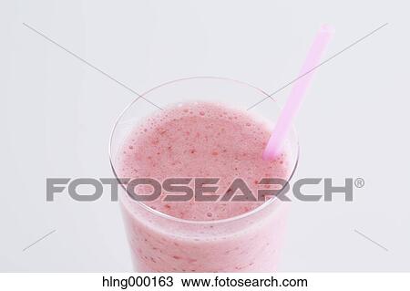 Strawberry Smoothie View Large Photo Image Stock Image - Strawberry Smoothie. Fotosearch