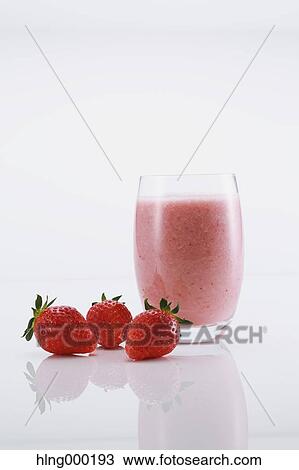 Strawberry Smoothie View Large Photo Image Stock Image - Strawberry Smoothie. Fotosearch