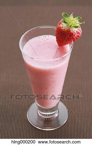 Strawberry Smoothie View Large Photo Image Stock Image - Strawberry Smoothie. Fotosearch
