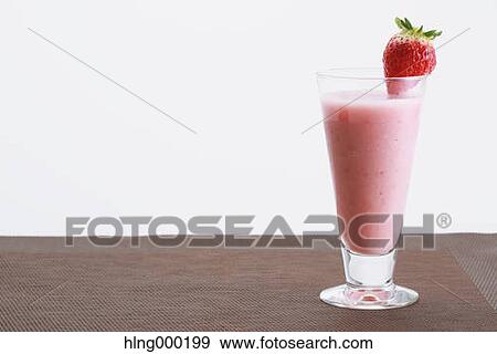 Strawberry Smoothie View Large Photo Image Stock Photo - Strawberry Smoothie. Fotosearch