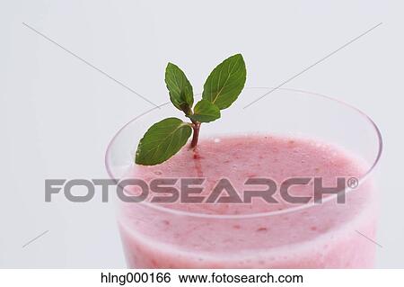 Strawberry Smoothie View Large Photo Image Stock Photograph - Strawberry Smoothie. Fotosearch