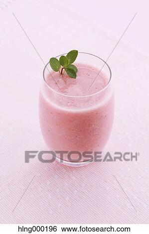 Strawberry Smoothie View Large Photo Image Stock Photograph - Strawberry Smoothie. Fotosearch