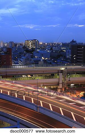 Tokyo Cityscape And Sky View Large Photo Image Stock Photo - Tokyo Cityscape And Sky. Fotosearch