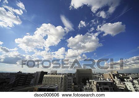 Tokyo Cityscape And Sky View Large Photo Image Stock Photograph - Tokyo Cityscape And Sky. Fotosearch
