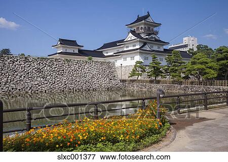 Toyama Castle Park, Toyama Prefecture, Japan View Large Photo Image Stock Photo - Toyama Castle Park, Toyama Prefecture, Japan. Fotosearch