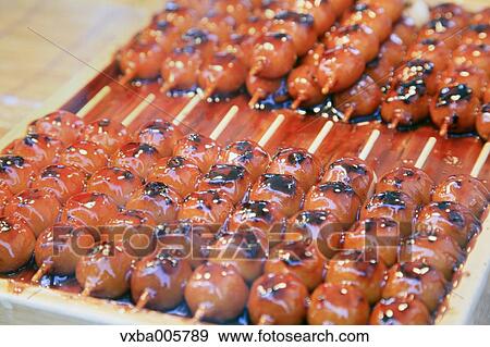 Traditional sweets at Japanese festival View Large Photo Image Stock Photo - Traditional sweets at Japanese festival. Fotosearch