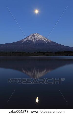 Stock Image - View Of Mount Fuji, Shizuoka Prefecture, Japan. Fotosearch