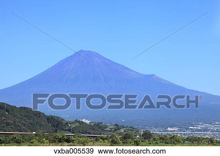 Stock Photo - View Of Mount Fuji, Shizuoka Prefecture, Japan. Fotosearch