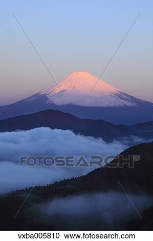 Stock Image - View of Mount Fuji. Fotosearch