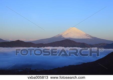 Stock Image - View of Mount Fuji. Fotosearch