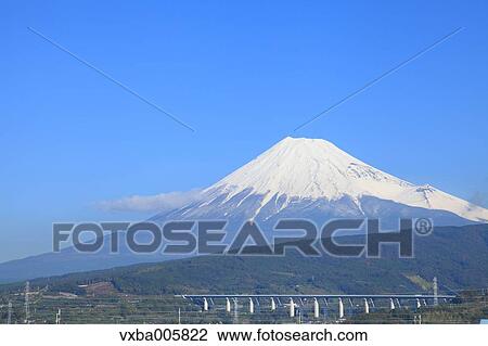 Stock Image - View of Mount Fuji. Fotosearch