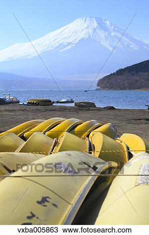 Stock Image - View of Mount Fuji. Fotosearch