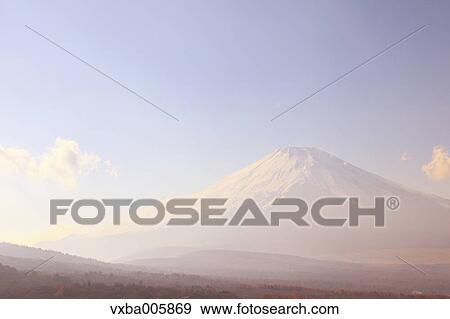 Stock Photo - View of Mount Fuji. Fotosearch