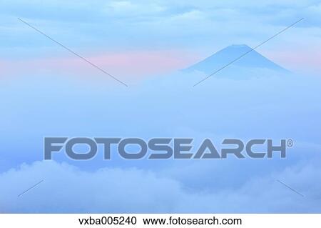 Stock Image - View Of Mount Fuji, Yamanashi Prefecture, Japan. Fotosearch
