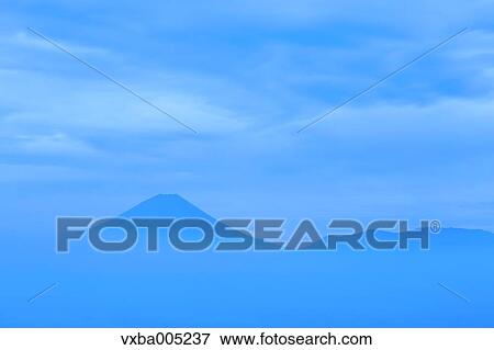 Stock Photo - View Of Mount Fuji, Yamanashi Prefecture, Japan. Fotosearch