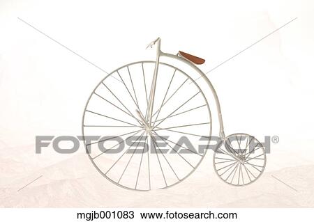 Stock Image - Vintage bicycle decoration. Fotosearch