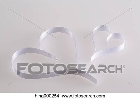 Picture - White ribbon. Fotosearch