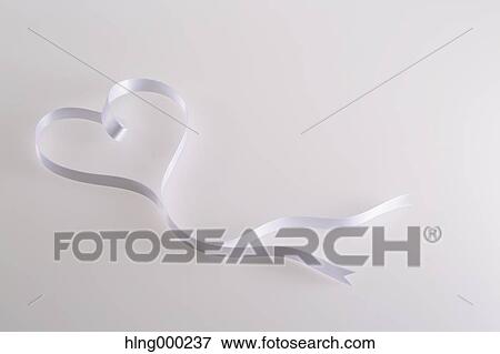 Stock Photo - White ribbon. Fotosearch