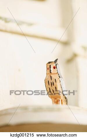 Stock Photography - Wooden Bird Decoration. Fotosearch