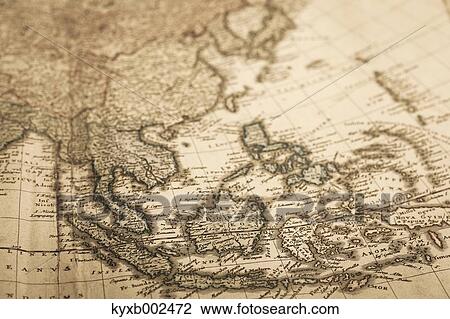 Stock Image - World Map. Fotosearch