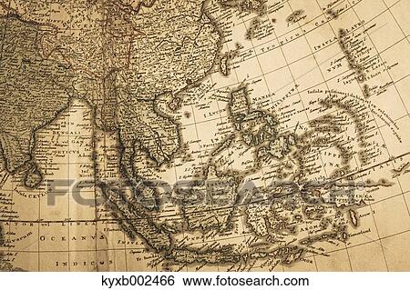 Stock Photograph - World Map. Fotosearch