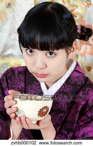Young Japanese Girl In A Kimono View Large Photo Image Stock Image - Young Japanese Girl In A Kimono. Fotosearch
