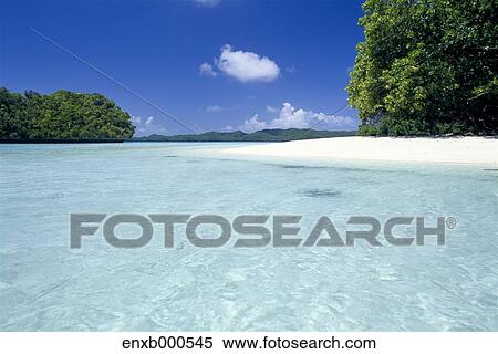 Stock Photography - Beach, Republic Of Palau. Fotosearch