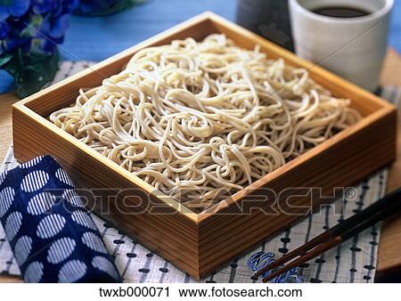 Buckwheat noodles View Large Photo Image Stock Image - Buckwheat noodles. Fotosearch