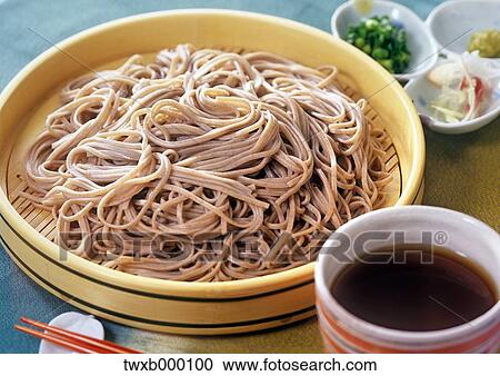 Buckwheat noodles View Large Photo Image Stock Image - Buckwheat noodles. Fotosearch