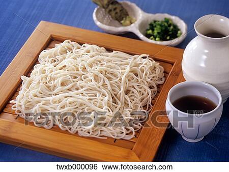 Buckwheat noodles View Large Photo Image Stock Photograph - Buckwheat noodles. Fotosearch