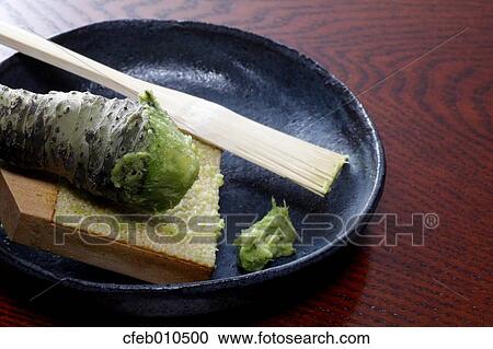 Stock Image - Grated Wasabi. Fotosearch