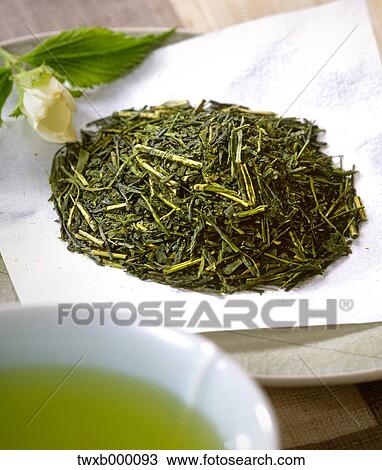 Stock Image - Green tea. Fotosearch