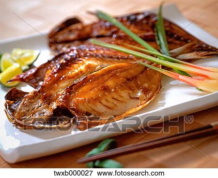 Japanese style grilled fish View Large Photo Image Stock Photo - Japanese style grilled fish. Fotosearch