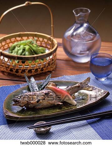 Japanese style grilled fish View Large Photo Image Stock Photo - Japanese style grilled fish. Fotosearch