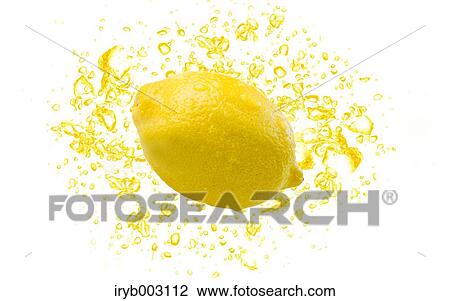 Lemon and water splash View Large Photo Image Stock Image - Lemon and water splash. Fotosearch