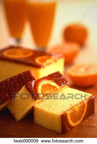 Stock Photo - Orange Cake. Fotosearch