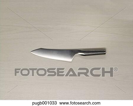 Professional kitchen knife View Large Photo Image Stock Image - Professional kitchen knife. Fotosearch