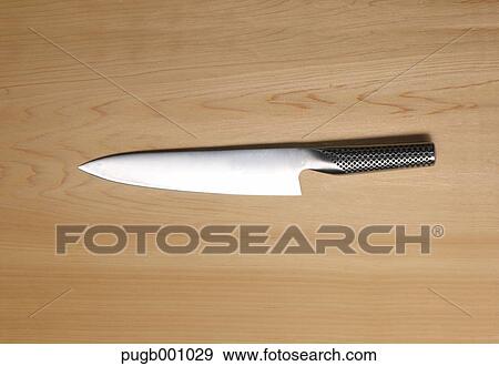 Professional kitchen knife View Large Photo Image Stock Photo - Professional kitchen knife. Fotosearch