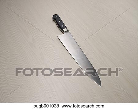 Professional kitchen knife View Large Photo Image Stock Photo - Professional kitchen knife. Fotosearch