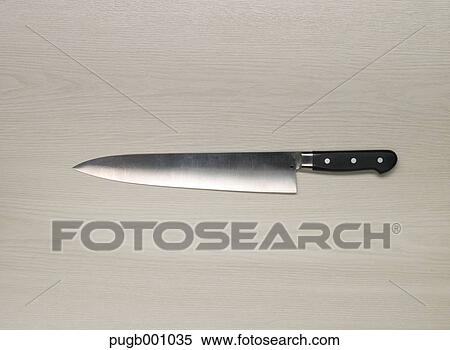 Professional kitchen knife View Large Photo Image Stock Photography - Professional kitchen knife. Fotosearch