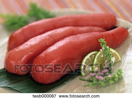 Seasoned Cod Roe View Large Photo Image Stock Photo - Seasoned Cod Roe. Fotosearch