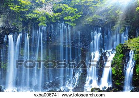 Shiraito Falls, Shizuoka Prefecture, Japan View Large Photo Image Stock Image - Shiraito Falls, Shizuoka Prefecture, Japan. Fotosearch