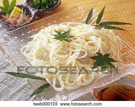 Stock Image - Somen noodles. Fotosearch