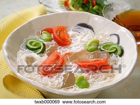 Somen noodles View Large Photo Image Stock Photo - Somen noodles. Fotosearch