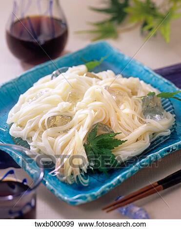 Stock Photo - Somen noodles. Fotosearch