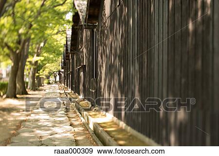 Stock Photo - Stone paved walkway. Fotosearch