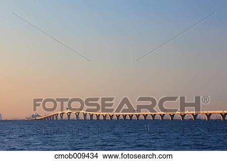 Tokyo Bay Aqua-Line, Tokyo, Japan View Large Photo Image Picture - Tokyo Bay Aqua-Line, Tokyo, Japan. Fotosearch