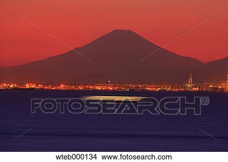 View of Mount Fuji, Chiba Prefecture, Japan View Large Photo Image Picture - View of Mount Fuji, Chiba Prefecture, Japan. Fotosearch