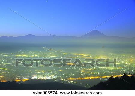 View of Mount Fuji, Yamanashi Prefecture, Japan View Large Photo Image Picture - View of Mount Fuji, Yamanashi Prefecture, Japan. Fotosearch